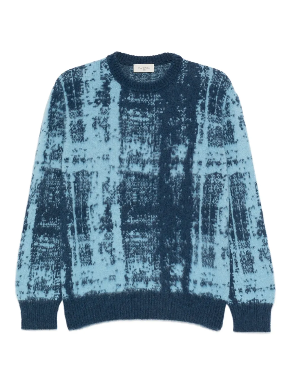 

Свитер с круглым вырезом Piacenza Cashmere, синий