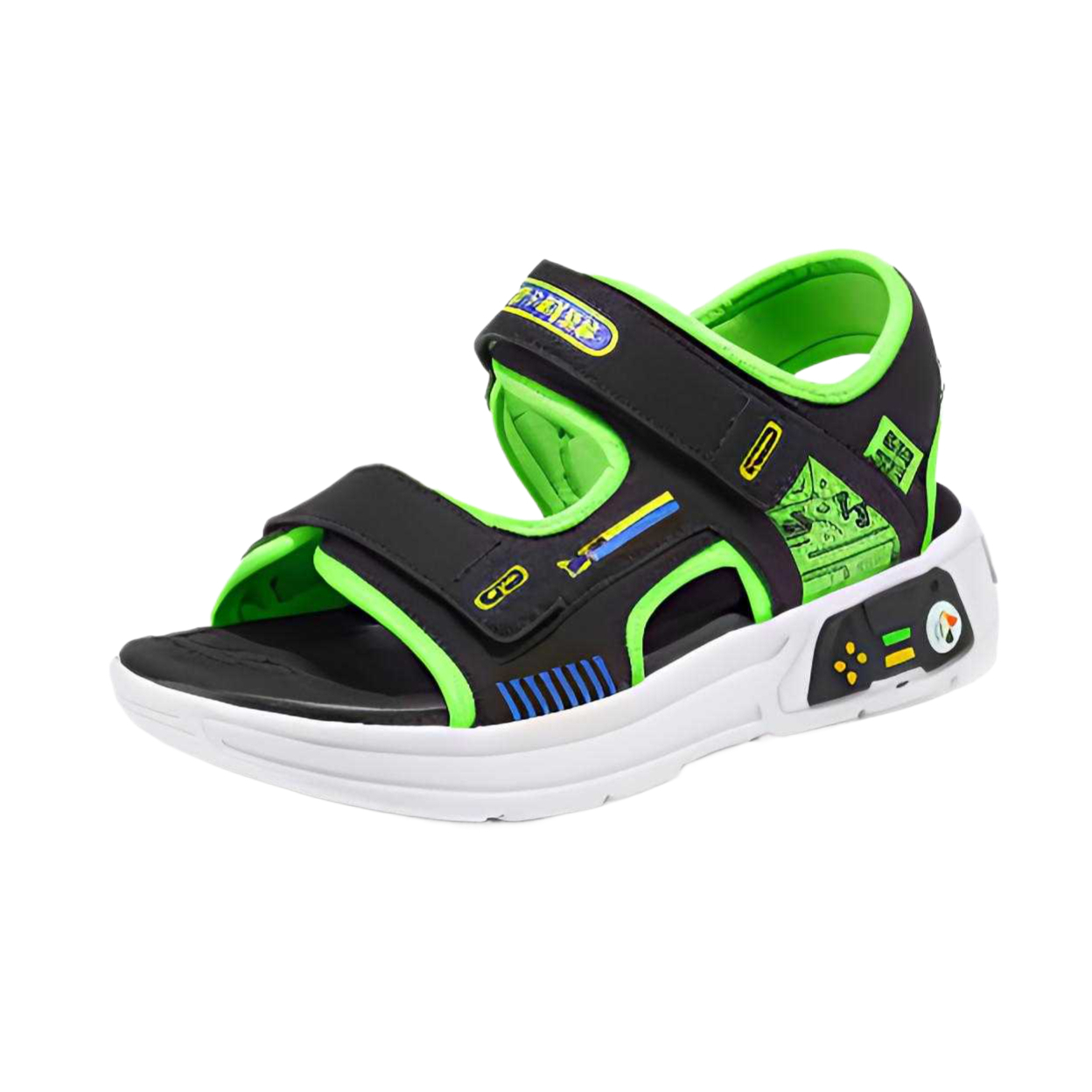 Низкие Детские сандалии Skechers Kids, черный — фото 3