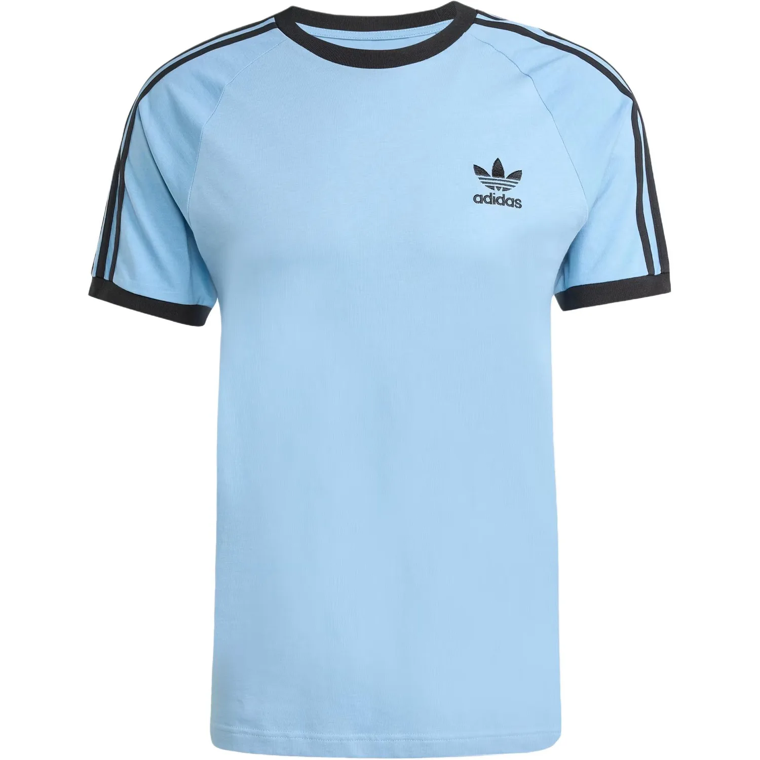 Футболка Adicolor Classics 3 Stripes Adidas Originals, серо-синий