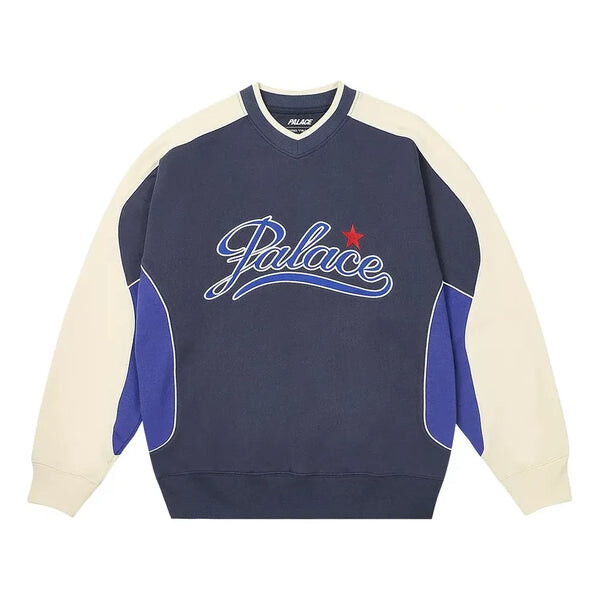 

Толстовка star script crewneck sweatshirt 'navy' Palace, синий