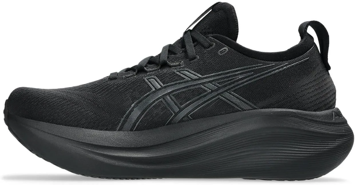 Мужские беговые кроссовки ASICS Gel-Nimbus 27, белый/черный — фото 4