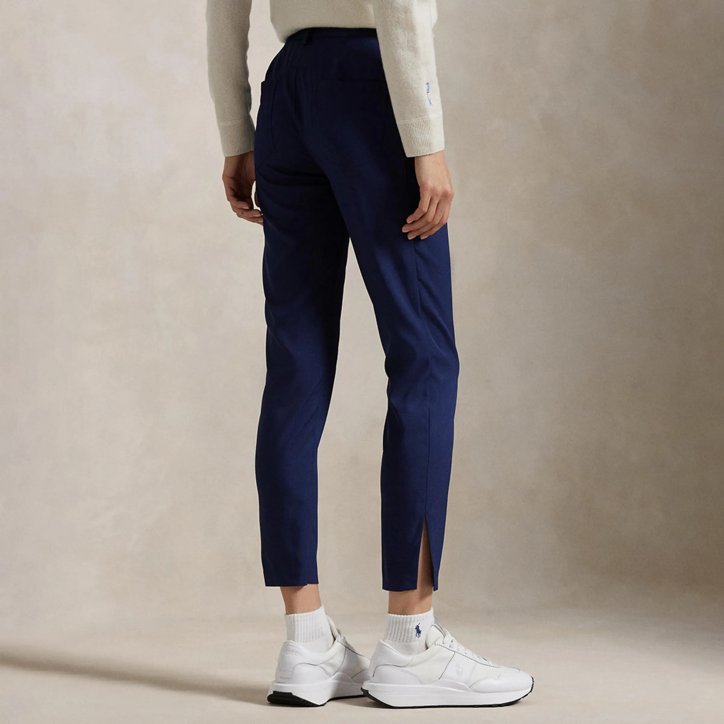 

Женские укороченные брюки прямого кроя Ralph Lauren Polo Ralph Lauren, темно-синий