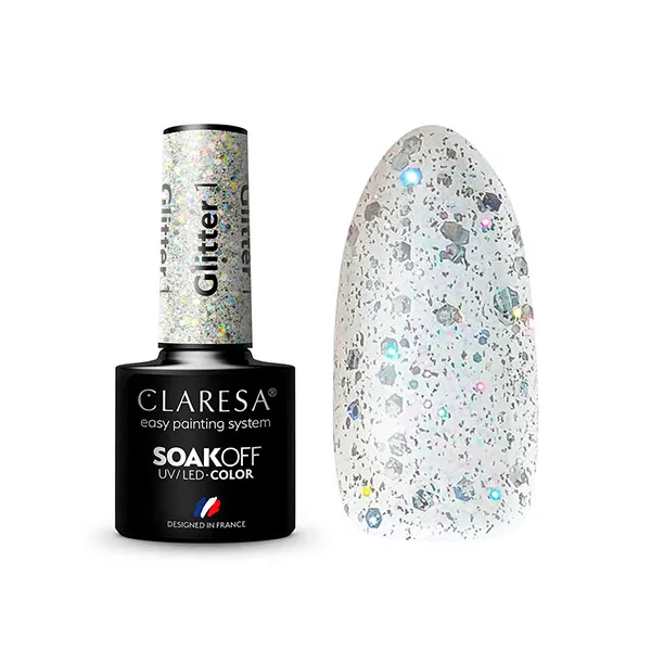 

Лак для ногтей Esmalte Glitter Claresa, 1