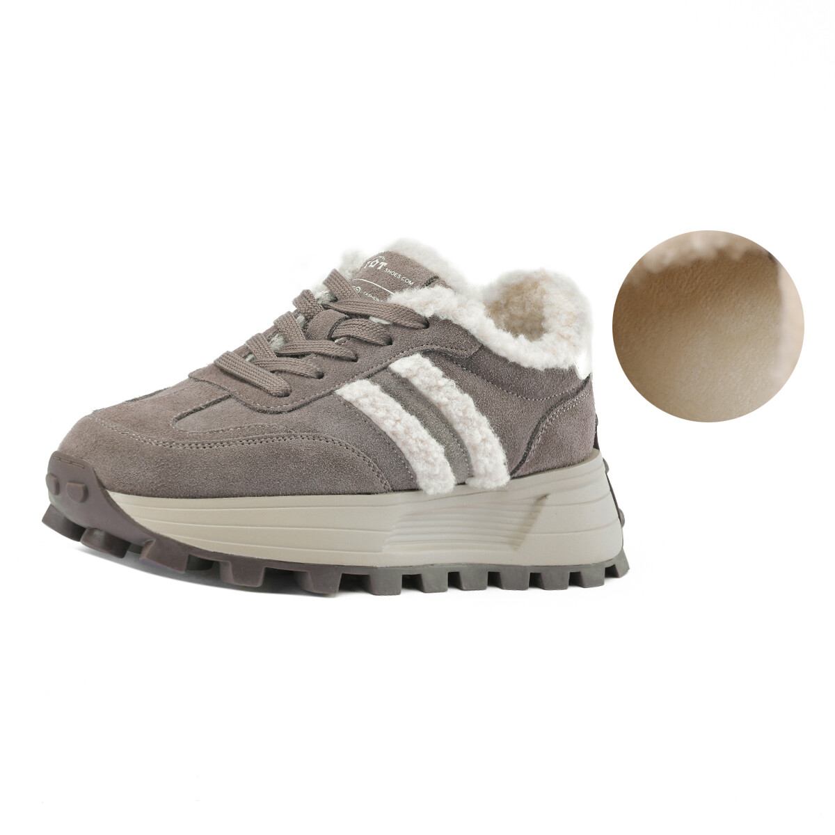 

Кроссовки D:FUSE SCANDINAVIA Chunky Sneakers Women's Low-top, хаки