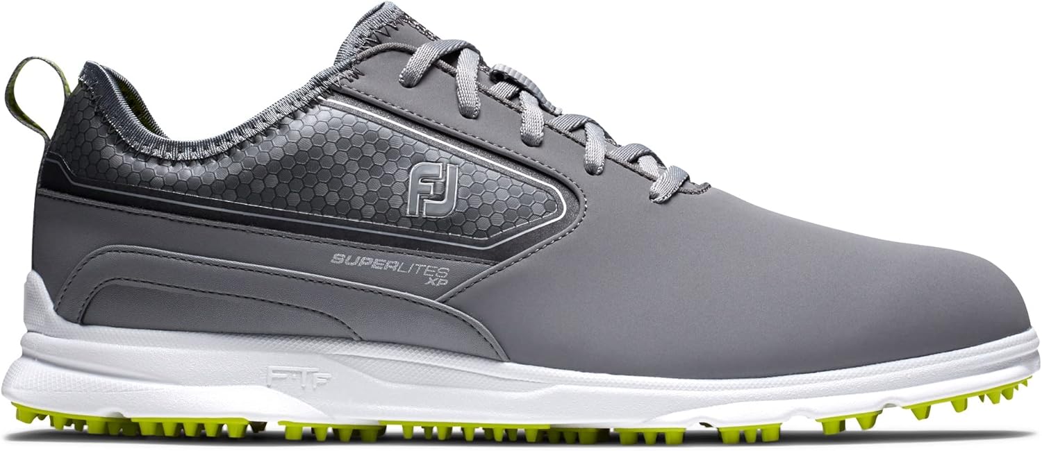 Кроссовки для гольфа FootJoy Closeout Flex XP с сетчатым верхом и без шипов, серый — фото 2