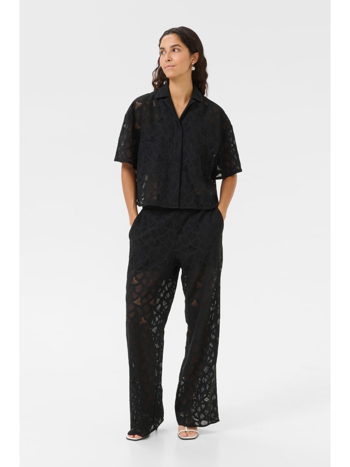 

Karen By Simonsen Повседневные брюки KBAudrey свободного кроя, цвет «Метеорит»