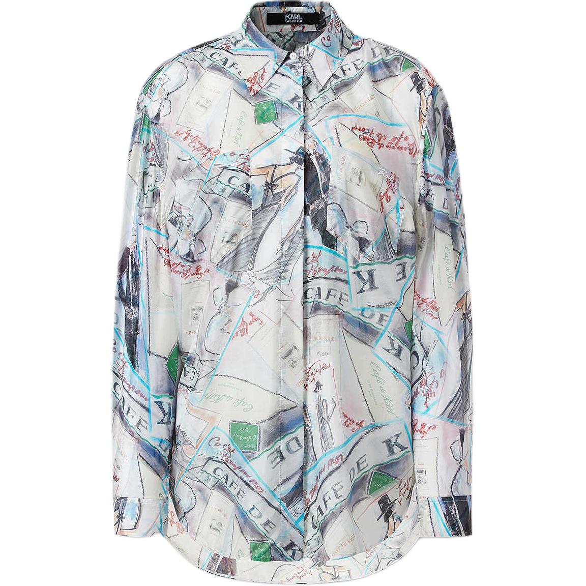 

Рубашка KARL LAGERFELD SS25 женская KARL LAGERFELD / Karl Lagerfeld Jeans, Mixed Color