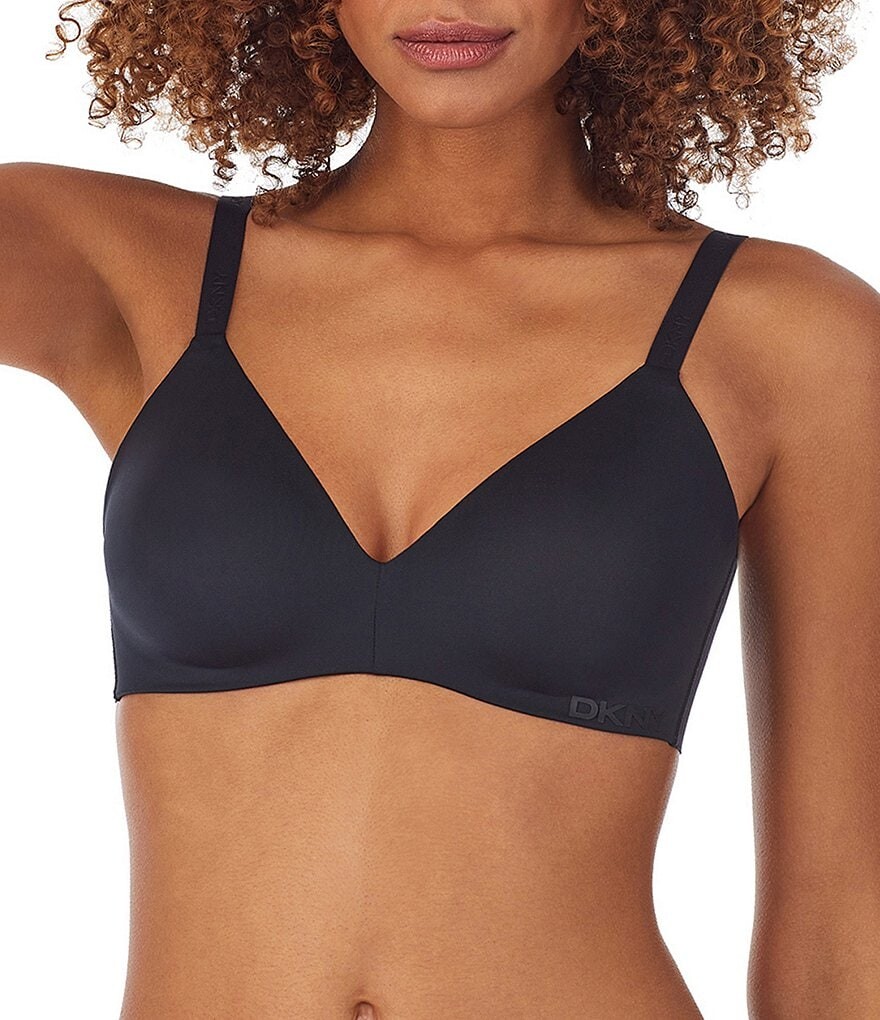 

Бюстгальтер-футболка без косточек DKNY Active Comfort, черный