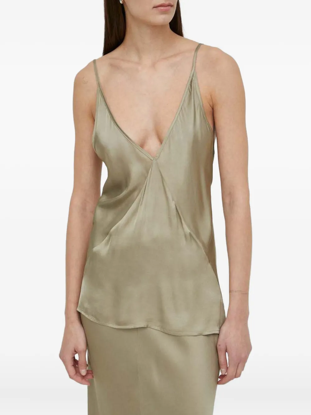 

Топ с V-образным вырезом Herskind, бежевый