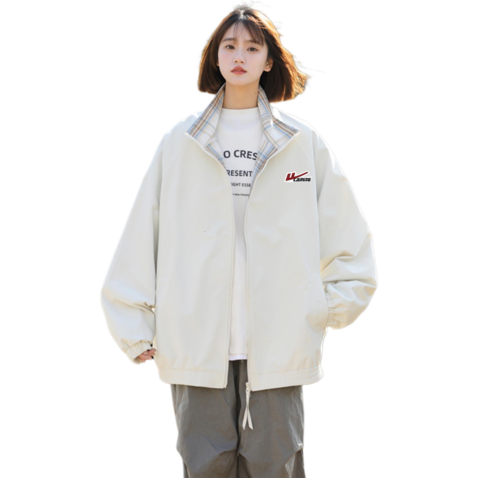 

Куртка женская Stand Collar Moderate Instructor WARRIOR, бежевый (diy badge)