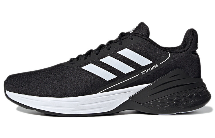 

Кроссовки для бега Response мужские с низким верхом, черные/белые Adidas
