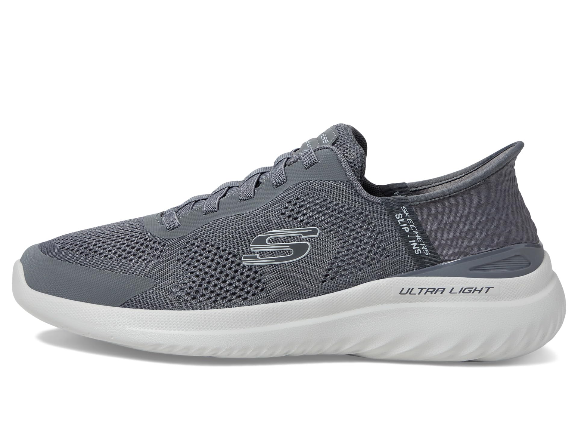 Кроссовки SKECHERS Bounder 2.0 Emerged Hands Free Slip-Ins, Charcoal — фото 4