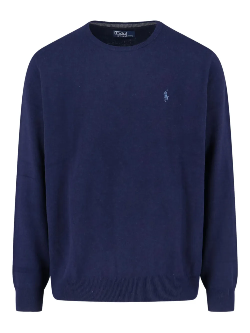 

Свитер с круглым вырезом и логотипом Ralph Lauren Collection, синий