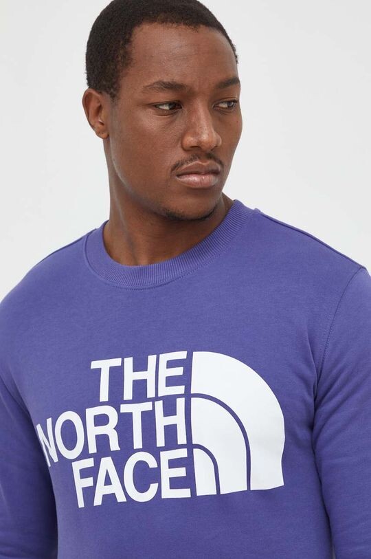 

Хлопковая толстовка The North Face, фиолетовый