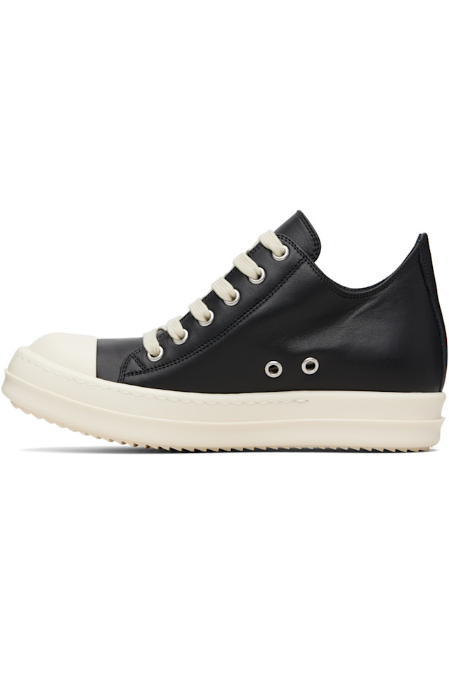 Rick Owens Черные низкие кроссовки Concordian — фото 3