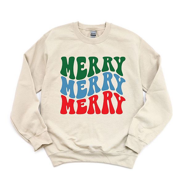 

Мери свитшот с разноцветным принтом Simply Sage Market, Dust