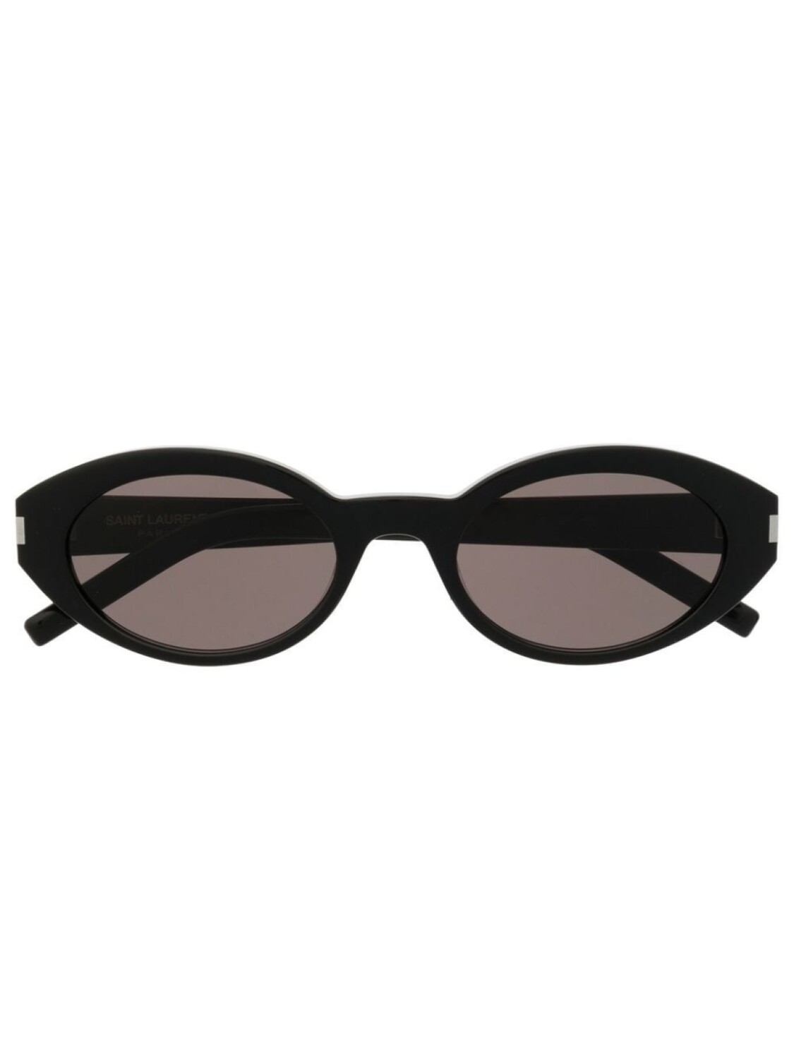 

Saint Laurent Eyewear солнцезащитные очки в овальной оправе, черный