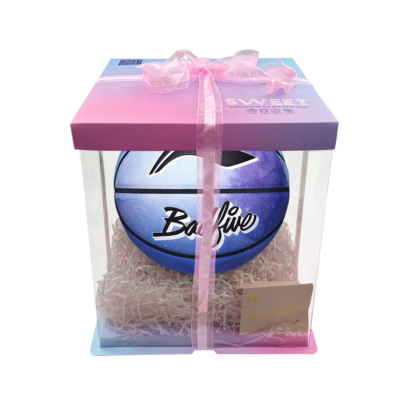 

LINING Баскетбольный мяч PU Blue Purple Starry Sky Collection размер 7 тренировочный unisex