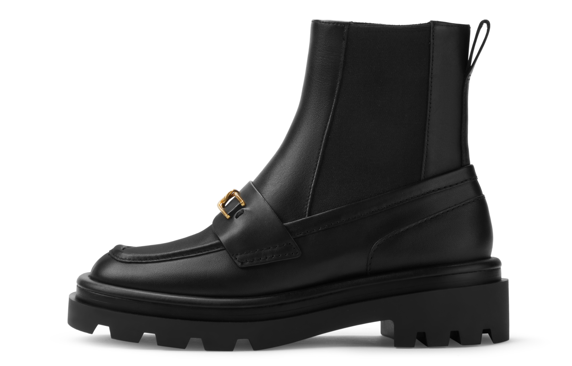 Маленькие короткие челси CK 4,9 см Женские Чёрные/Тёмно-коричневые CHARLES&KEITH, Тёмно-коричневый