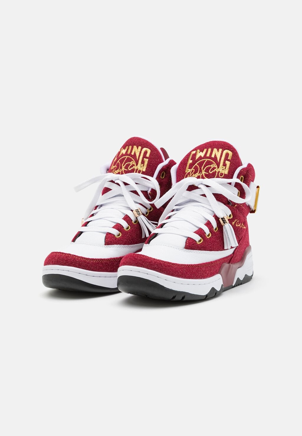 Высокие кеды Patrick Ewing, цвет red/white/pale gold — фото 2