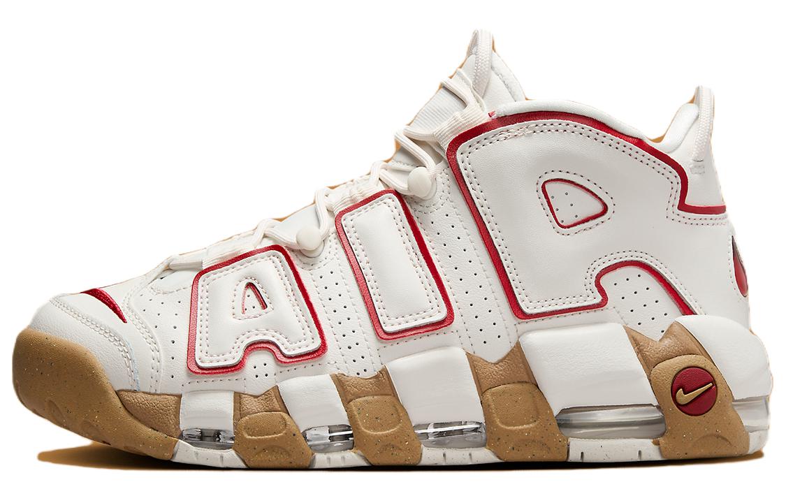

Nike Эйр Мор Аптемпо Фантом Джим Ред Гам женские - белый красный, цвет White Red