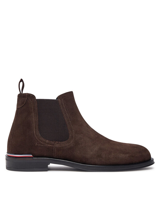 

Классические Ботильоны Tommy Hilfiger Core Rwb Hilfiger Suede Chelsea FM0FM04757, коричневый