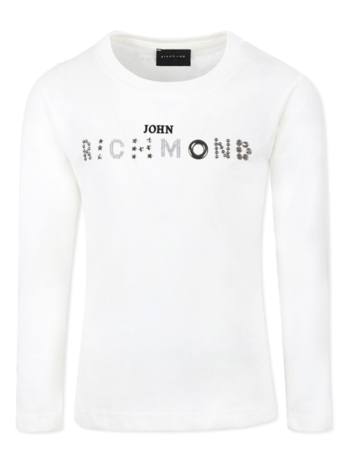 

Футболка с логотипом John Richmond Junior, нейтральный цвет