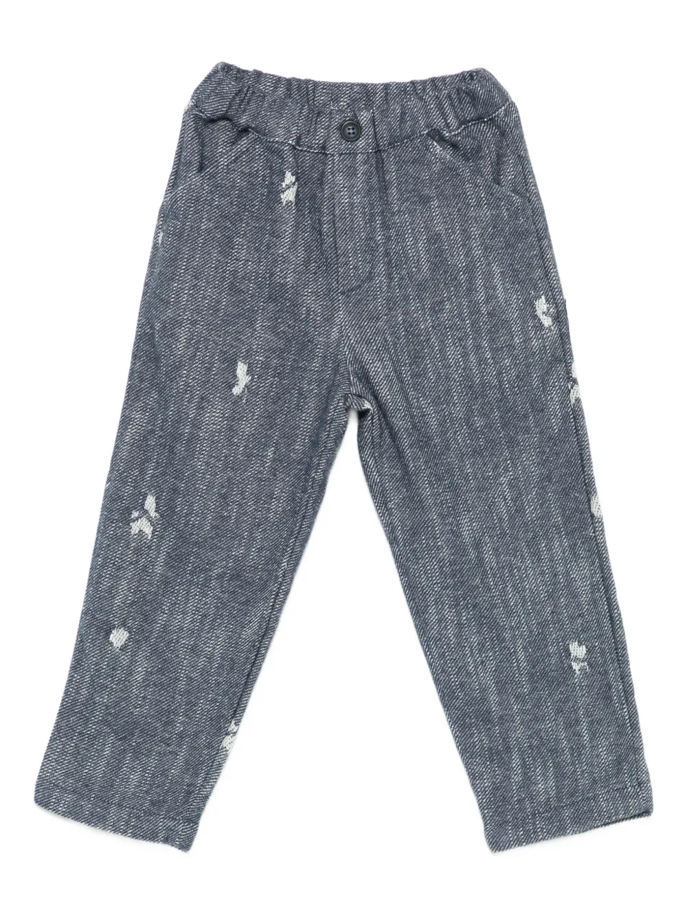 

Джинсы с эффектом потертости LALALU, синий