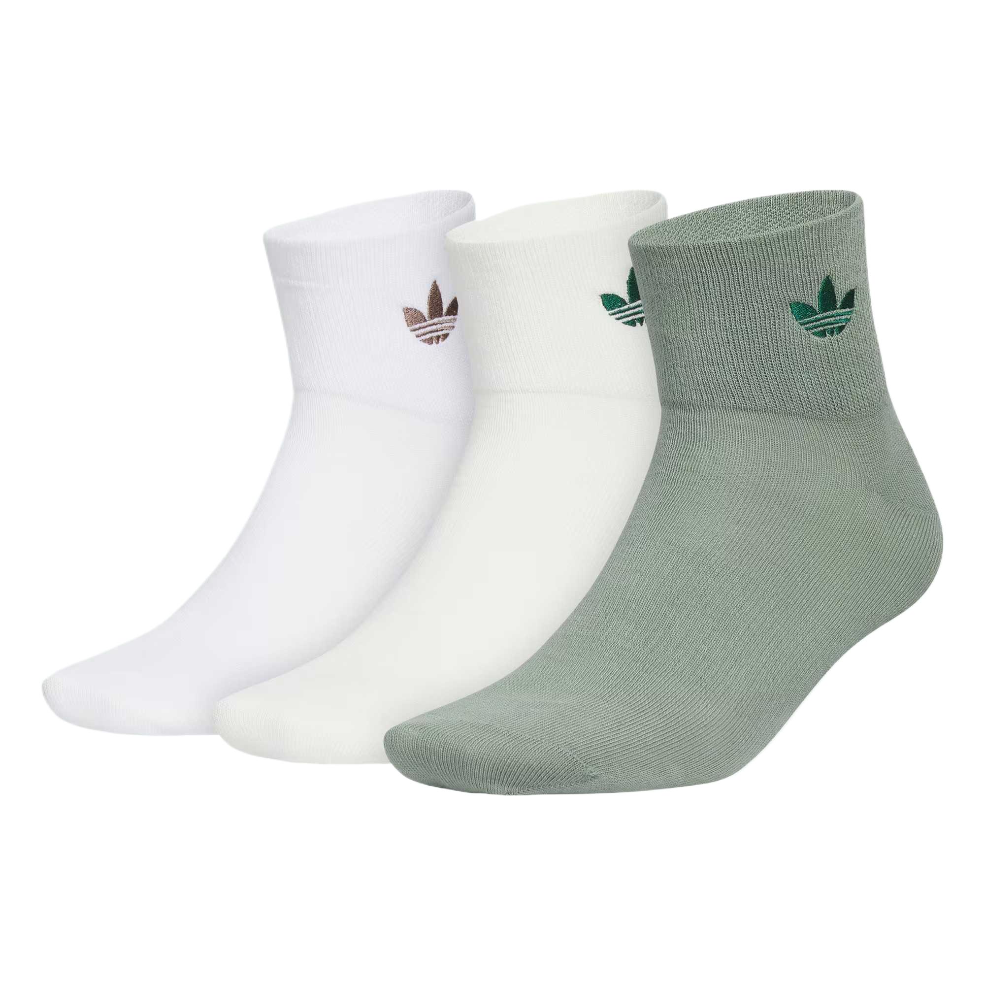 

Adidas Originals Носки ORI ANK SOCK 3P низкие унисекс 3 пары White/Cloud White/Dusty Green