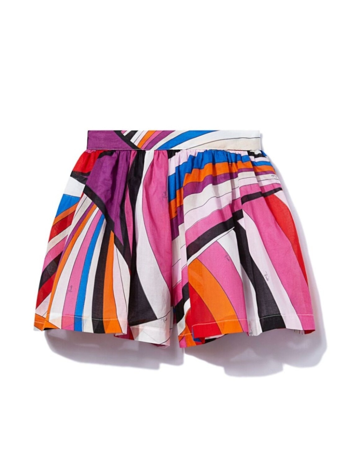 

PUCCI Junior юбка из хлопка с принтом «Ирида», розовый