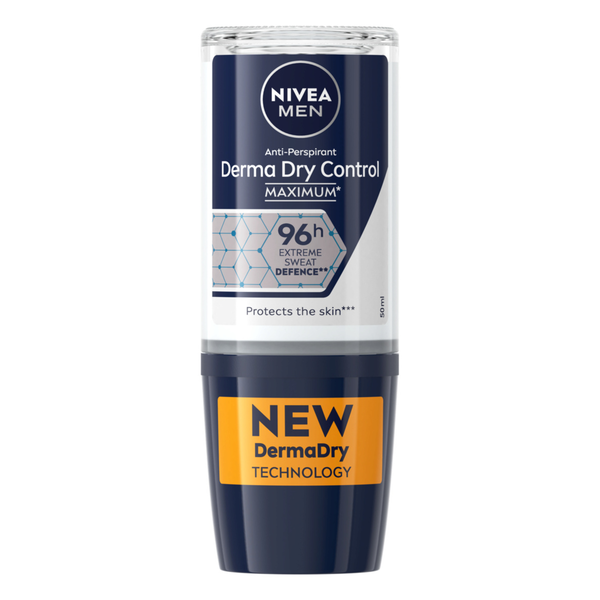 

Шариковый антиперспирант для мужчин, 50 мл Nivea Men derma dry control
