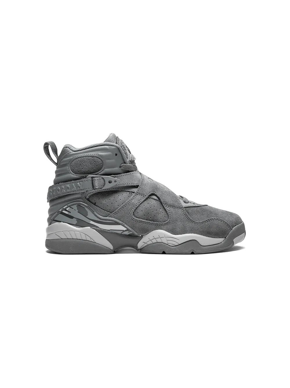 

Кроссовки Air Jordan 8 Retro BG Jordan Kids, серый