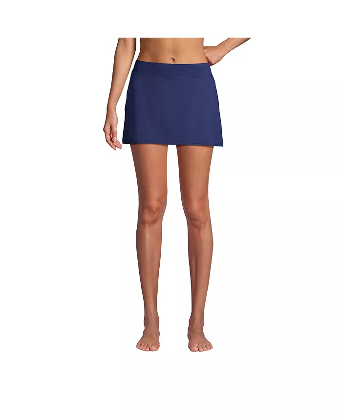 

Женские плавательные шорты-юбка Swim Bottoms Lands' End, синий