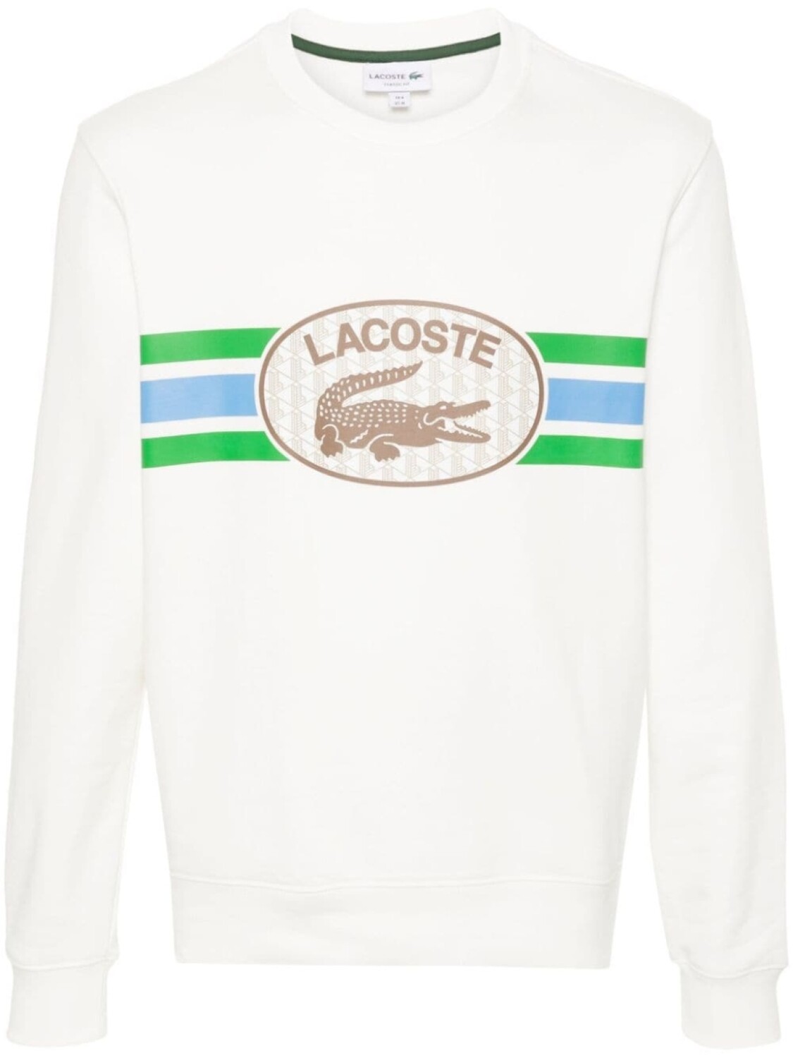 

Lacoste хлопковая толстовка с логотипом, белый