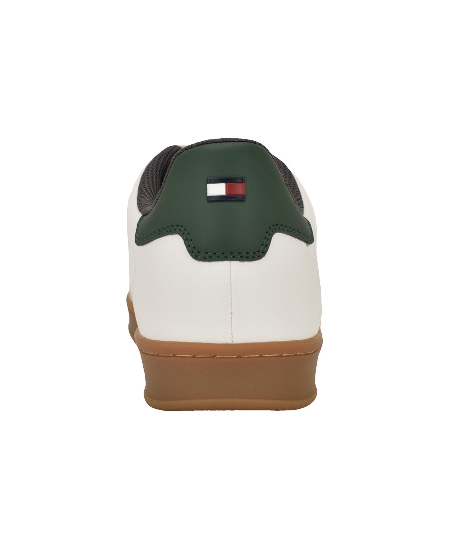 Мужские модные кроссовки Javlon T-Toe Tommy Hilfiger, Light natural, Green multi — фото 3