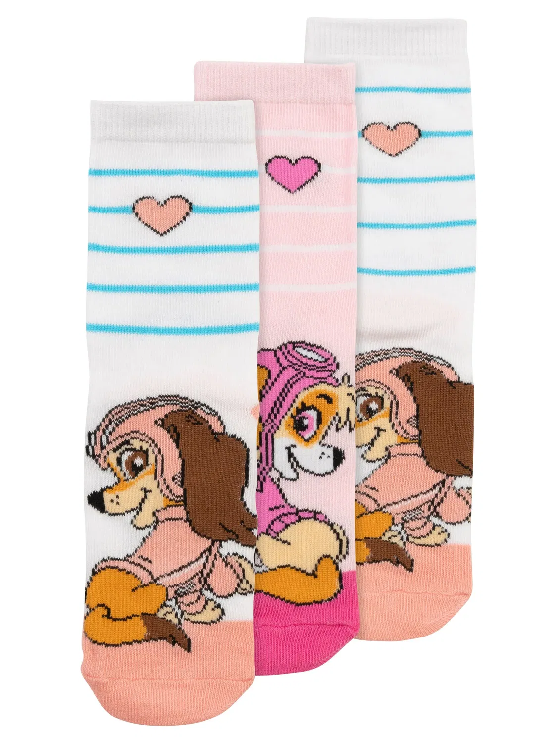 Носки детские, 3 пары, Paw Patrol, разноцветный
