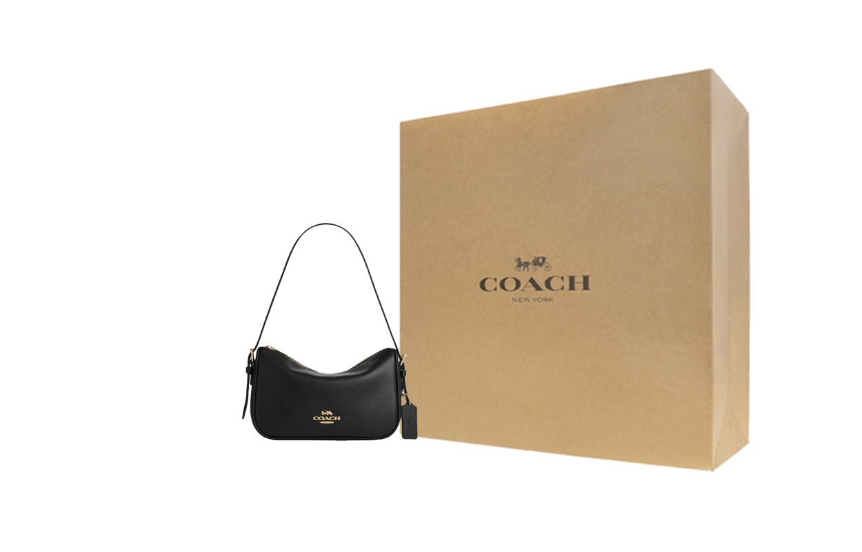 

COACH Сумка через плечо из коровьей кожи среднего размера