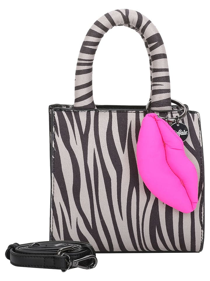 

Buffalo Сумка черно-белого цвета - (Ш)16 x (В)17 x (Г)9 см