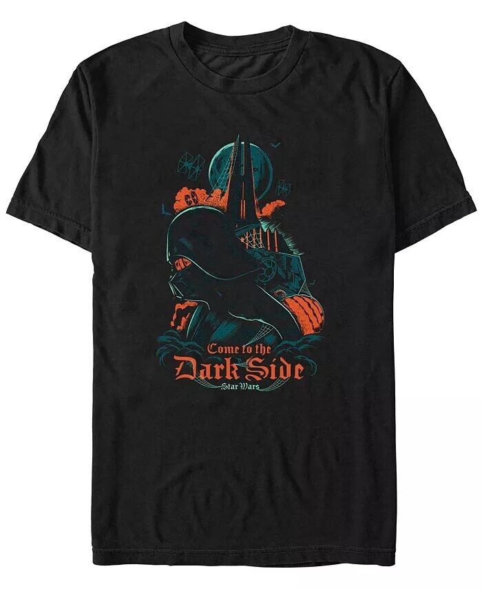 

Мужская футболка с короткими рукавами Star Wars the Dark Side Fifth Sun, черный