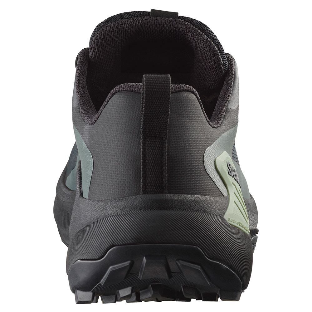 Кроссовки для трейлраннинга Salomon Genesis GORE-TEX (мужские), Black/Agave Green — фото 2