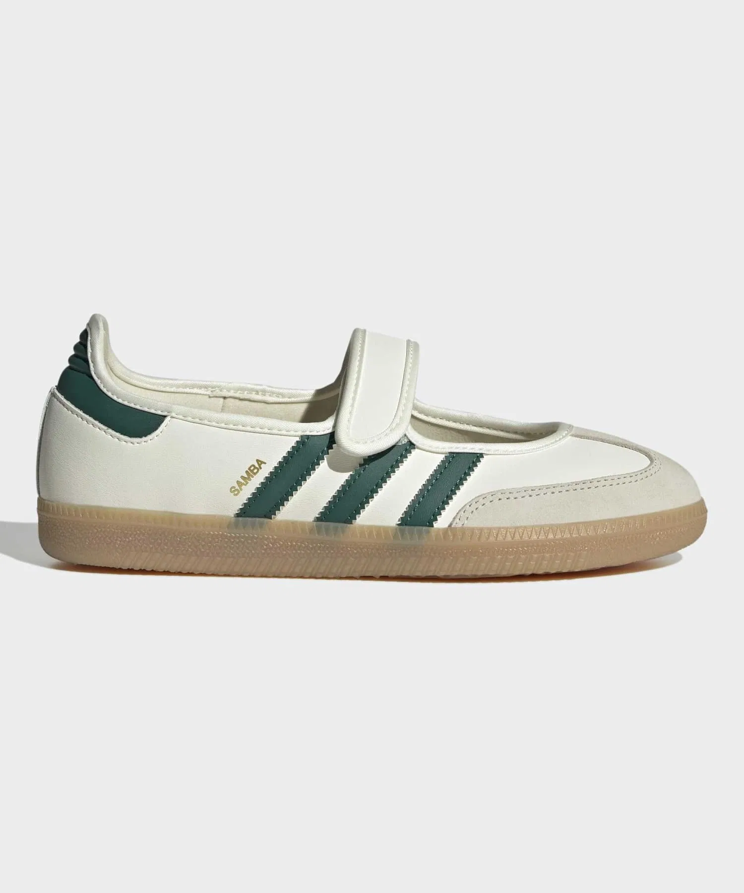Женские кеды из кожи Adidas Samba Jane W белые