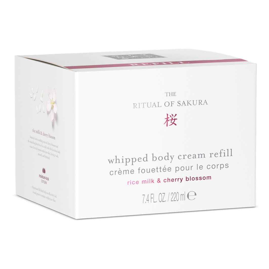 Крем для тела the ritual of sakura body cream refill Rituals, объем 220 мл - refill — фото 2