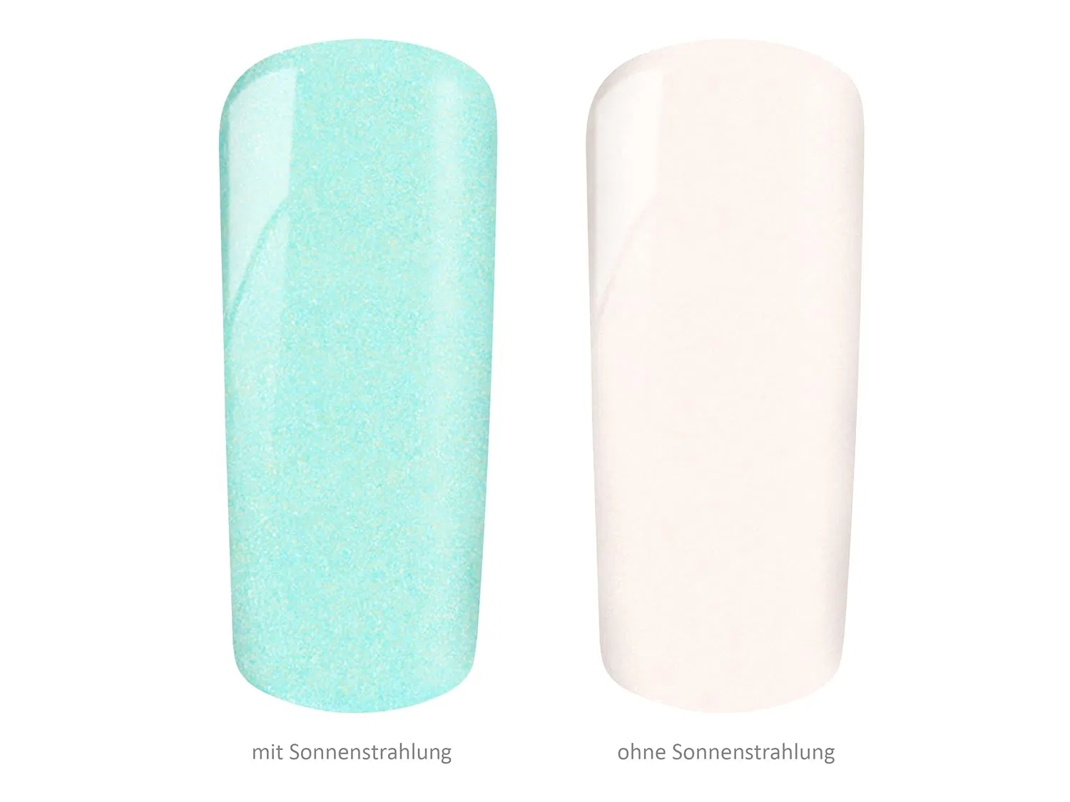 Гель-лак для ногтей «Effect Gel Solar Glimmer» мятный, 5 мл Nd24 Naildesign, Green — фото 4