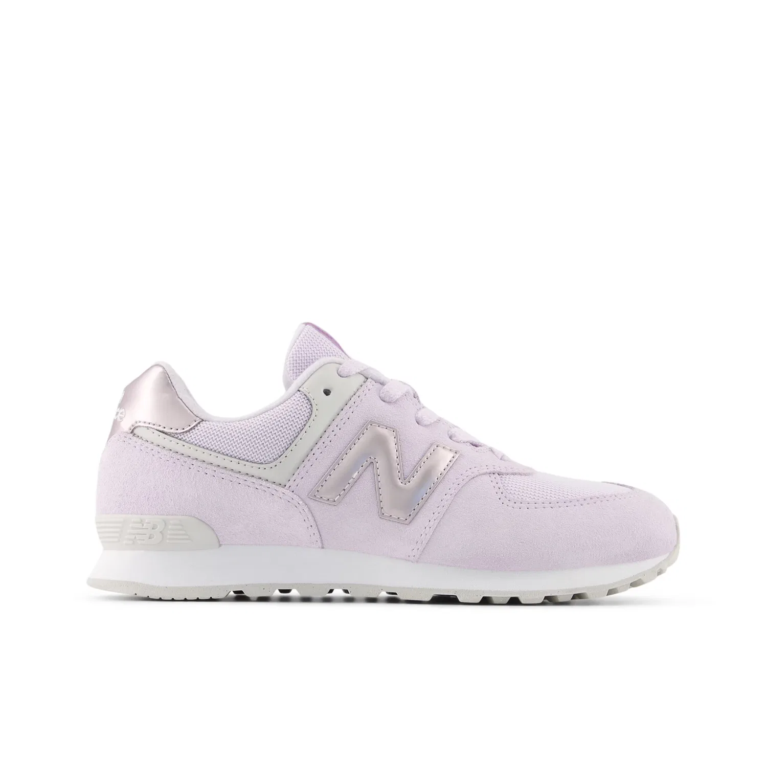 Кроссовки New Balance 574 сиреневого цвета — фото 2