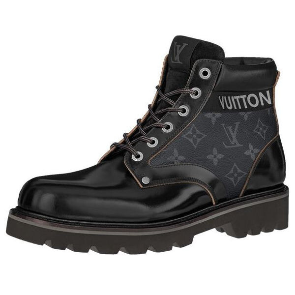 

Кроссовки oberkampf ankle sneakers 'monogram black' Louis Vuitton, черный