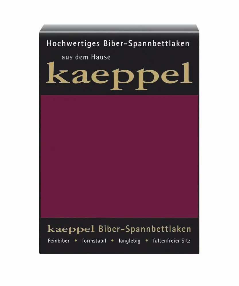 

Простыня Kaeppel "Простыня бобер", 100 % хлопок, приятная на ощупь, мягкая, идеальна для зимы 140-160х200 см, 1 шт., цвет bordeau