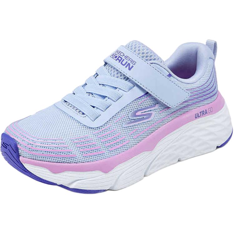 Легкие амортизирующие низкие детские кроссовки для бега Skechers Kids, фиолетовый — фото 2