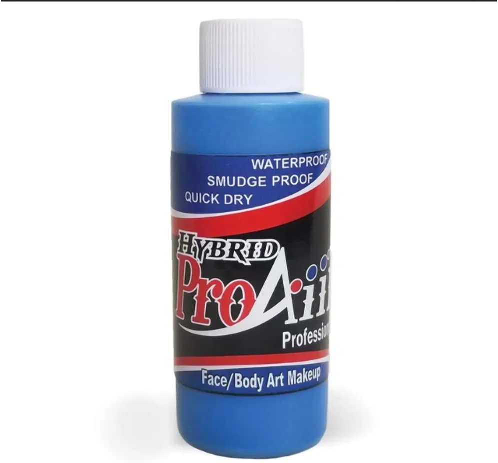 Аэрограф-косметика гибридная ShowOffs Body Art Biohazard Blue 2.1 унции