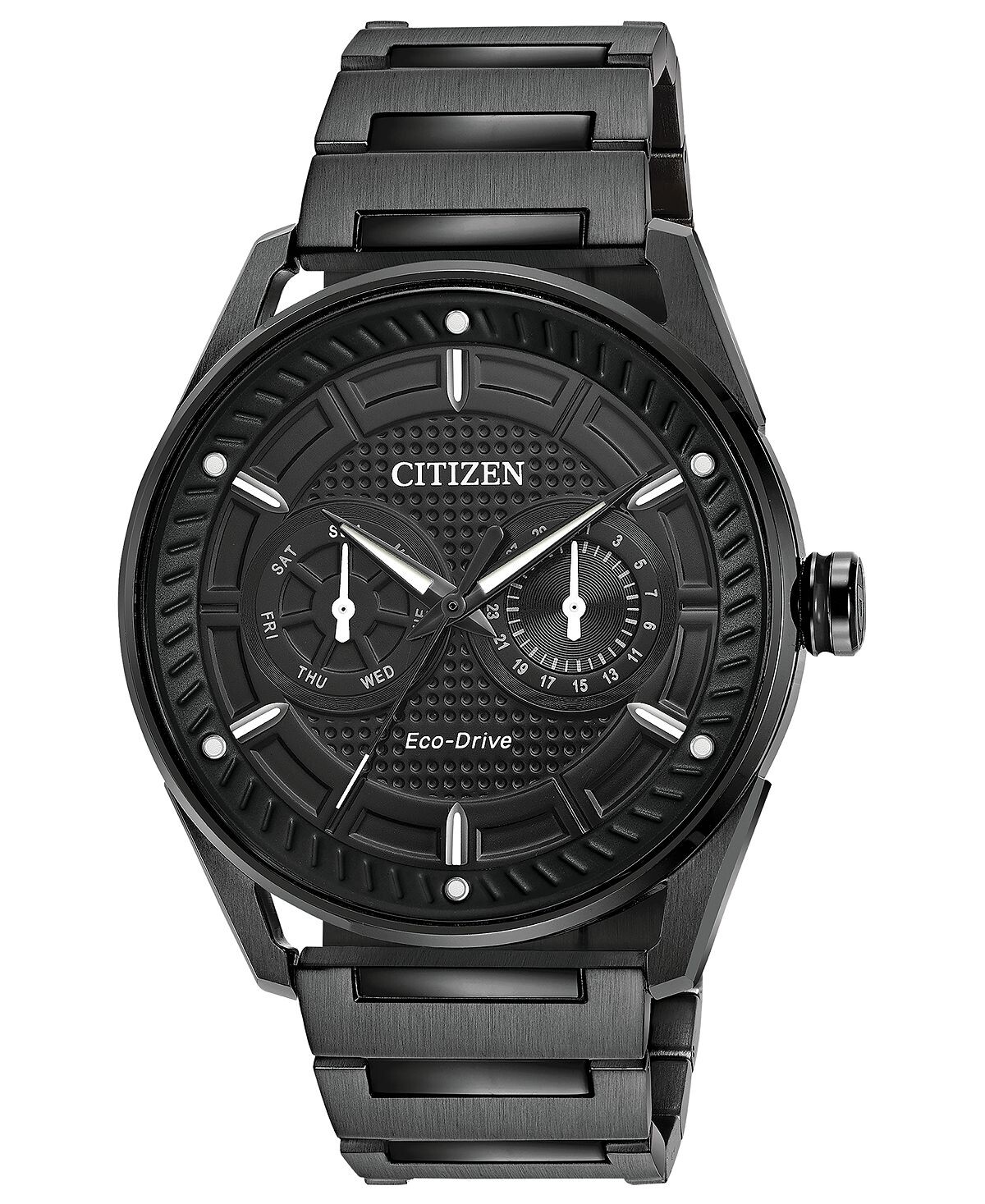 

Мужские часы Drive from Citizen Eco-Drive, черный браслет из нержавеющей стали, 42 мм