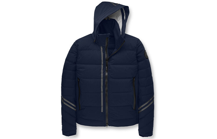 

Мужской пуховик Canada Goose, темно-синий